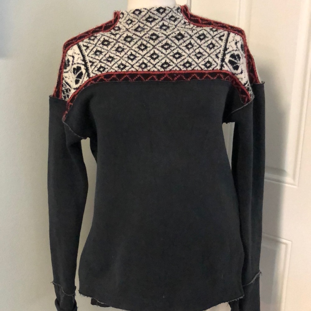 Free People Alpine Knit sweatshirt